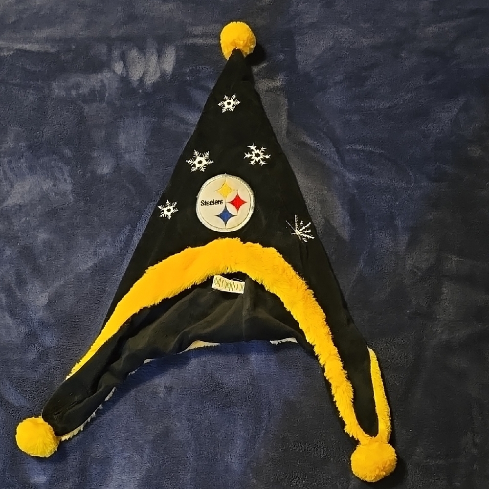 Steelers Black and Yellow Winter Hat